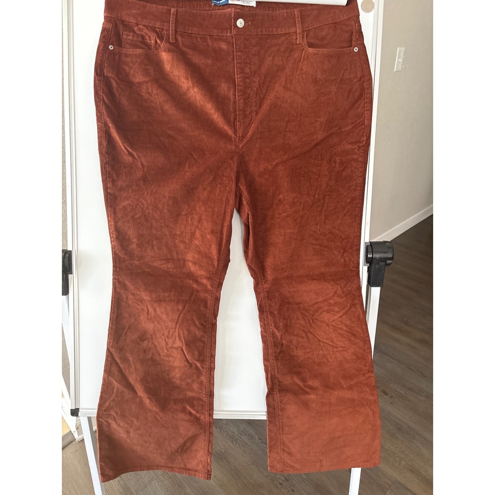 Old Navy Rust Brown Corduroy Boot Cut Pants